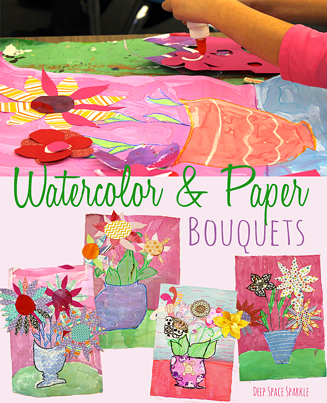 Watercolor & Paper Bouquets